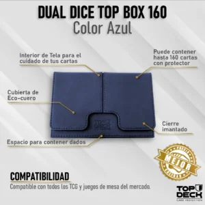 Portamazos Premium - Dual Dice 160 color Azul