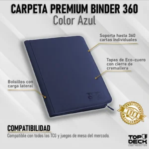 Carpeta Premium - TOPDECK 360 color Azul