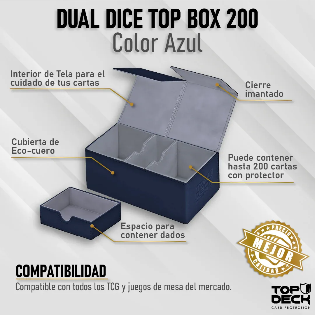Portamazos Premium - Dual Dice 200 color Azul