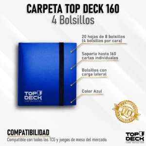 Carpeta Esencial | TOPDECK 160 Color Azul