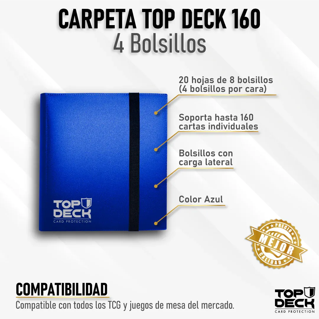 Carpeta Esencial | TOPDECK 160 Color Azul
