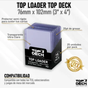 Top Loader - standard 76x102mm