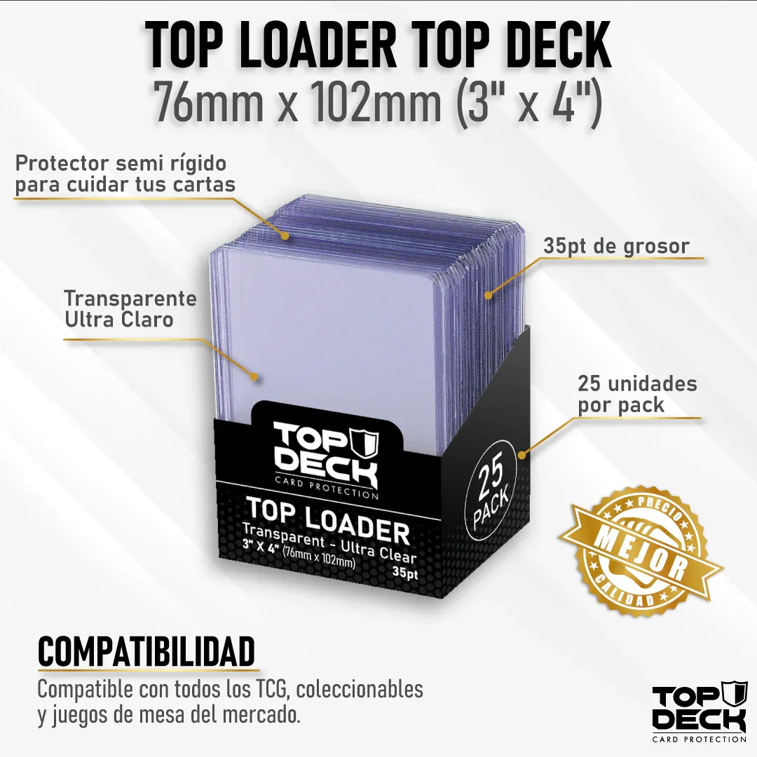 Top Loader - standard 76x102mm