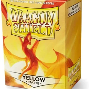 Dragon Shield Standard Matte Yellow (100 ct)