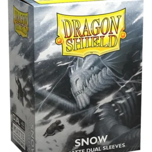 Dragon Shield Standard DUAL Matte Snow 'Nirin' (100 ct)