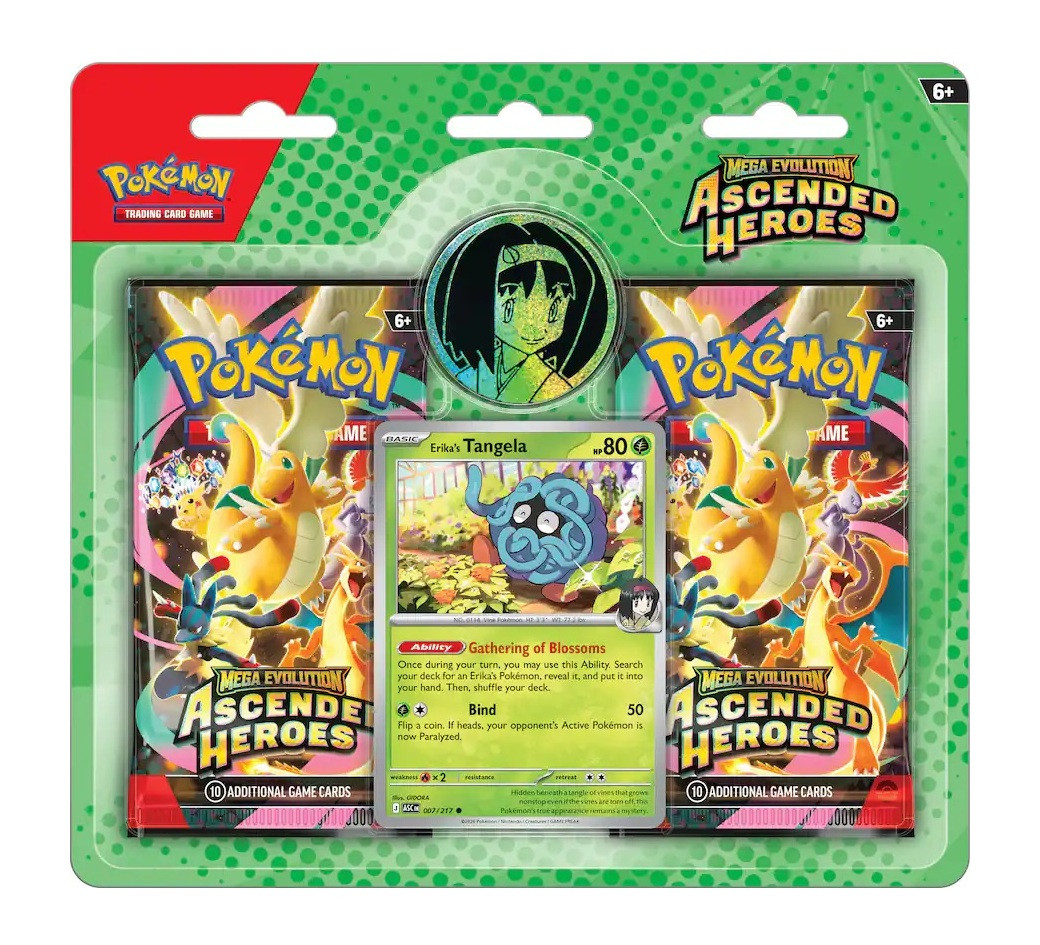 Mega Evolution 02.5 Ascended Heroes- 2-Pack Collection Case Erika