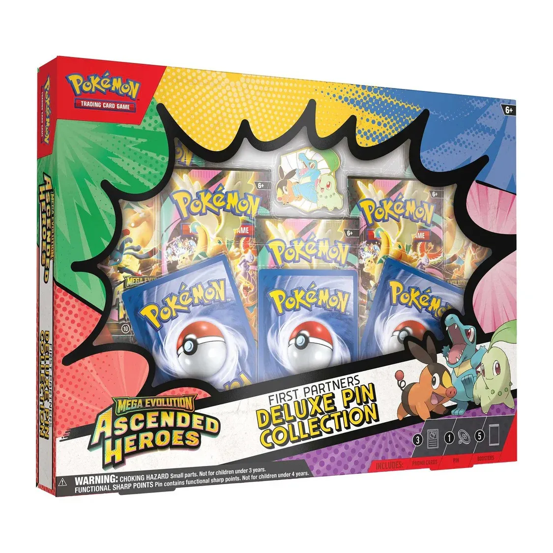Pokemon TCG Ascended Heroes First Partners Deluxe Pin Collection