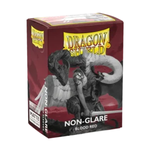 Dragon Shield Standard Sleeves Matte Non-Glare Blood Red (100 ct.)
