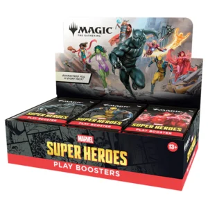MTG Universes Beyond-Marvel Super Heroes Play Booster Display (30 Packs)