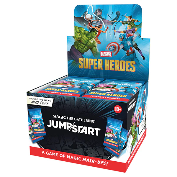 MTG Universes Beyond-Marvel Super Heroes Jumpstart Booster Display (24ct)