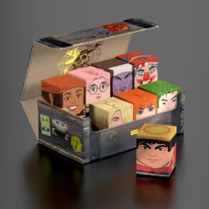 DeckBox Squaroes Arkhive 800 + Netflix- One Piece- Collector's Case- Wooden Chest
