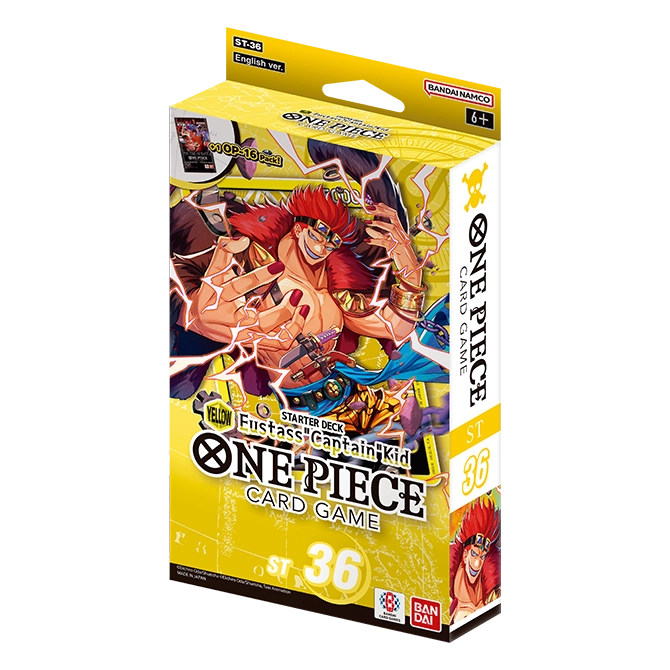 One Piece Card Game Starter Deck 36 – YELLOW Eustass "Captain"Kid