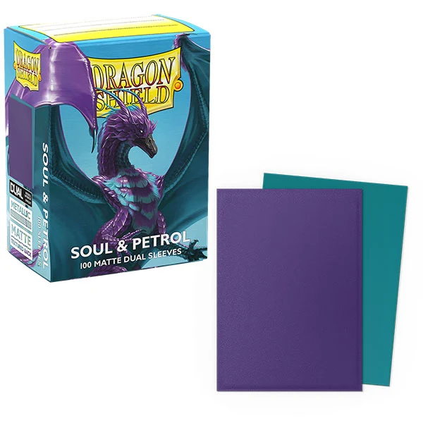 Dragon Shield Standard DUAL-Matte Soul & Petrol (100 ct.)