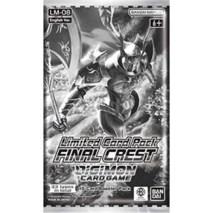 Digimon TCG Limited Card Pack- FINAL CREST- [ LM-08] (6 boosters)
