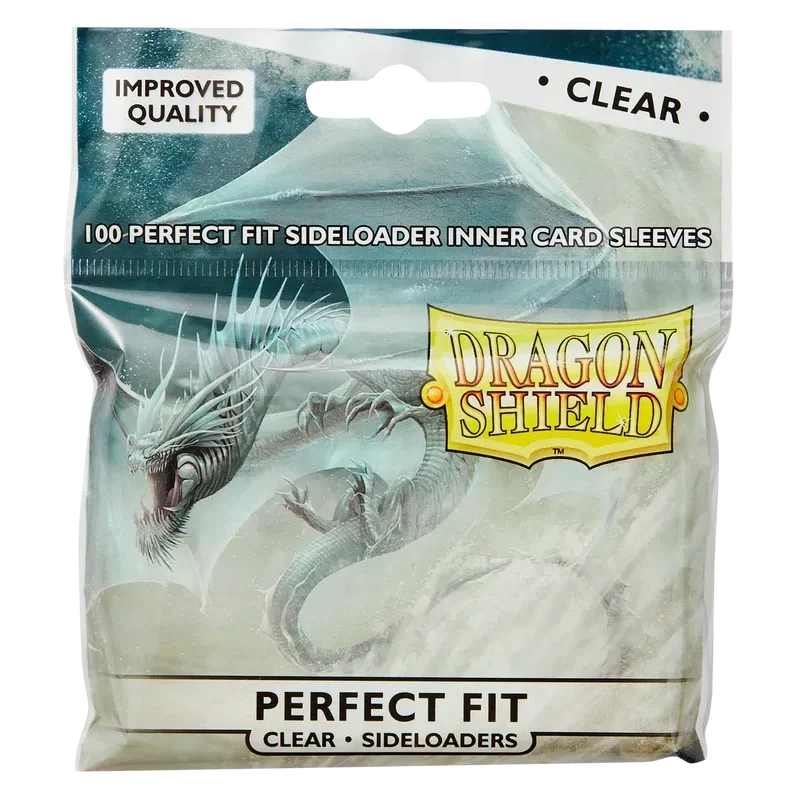 Dragon Shield Sleeves Perfect Fit Sideloaders- Clear