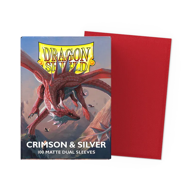 Dragon Shield Sleeves: Standard- Matte Crimson