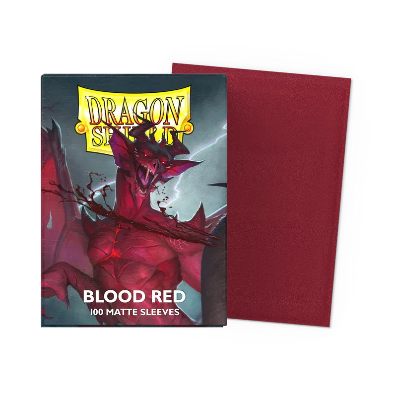Dragon Shield Sleeves Standard- Matte Blood Red 'Simurag'